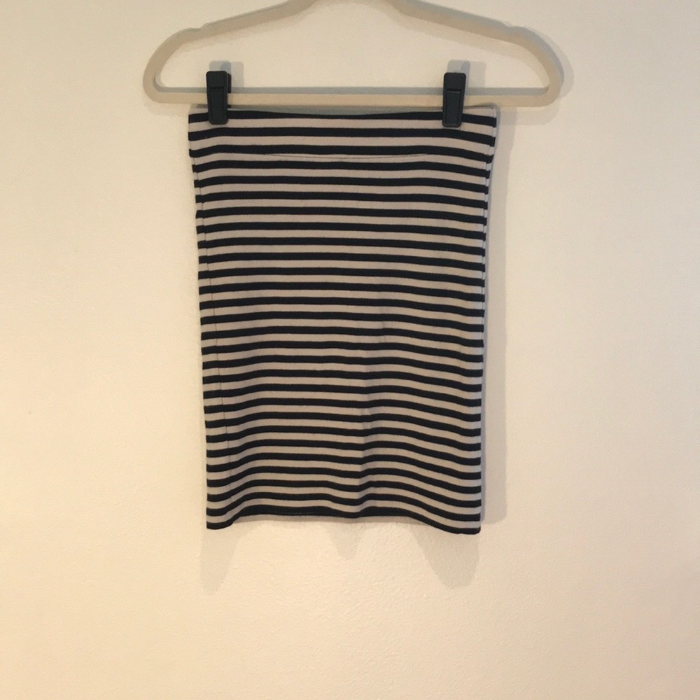 Hi-Line striped skirt